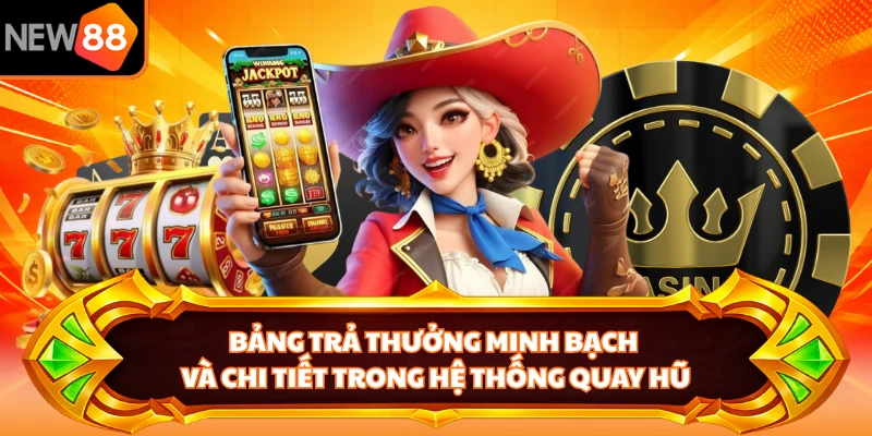 Bảng trả thưởng minh bạch và chi tiết trong hệ thống quay hũ