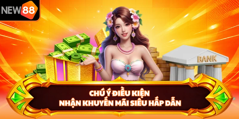 Chú ý điều kiện nhận khuyến mãi siêu hấp dẫn