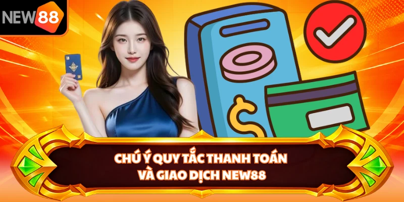 Chú ý quy tắc thanh toán và giao dịch NEW88