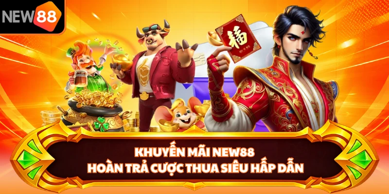 Khuyến mãi NEW88 hoàn trả cược thua siêu hấp dẫn