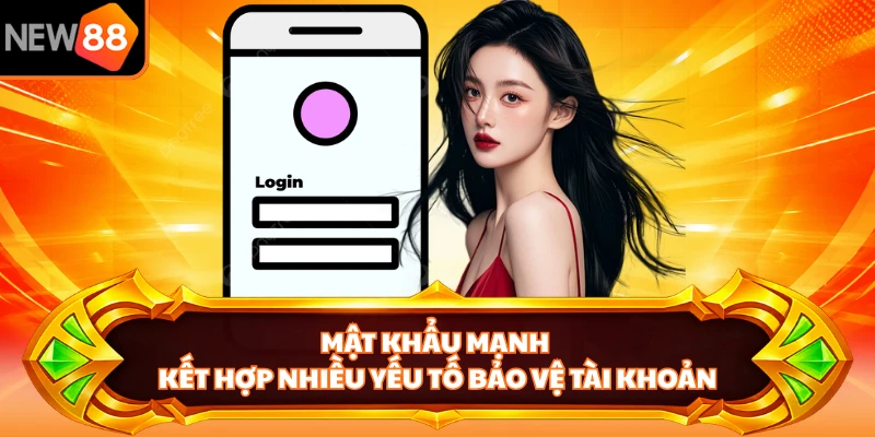 Mật khẩu mạnh kết hợp nhiều yếu tố bảo vệ tài khoản